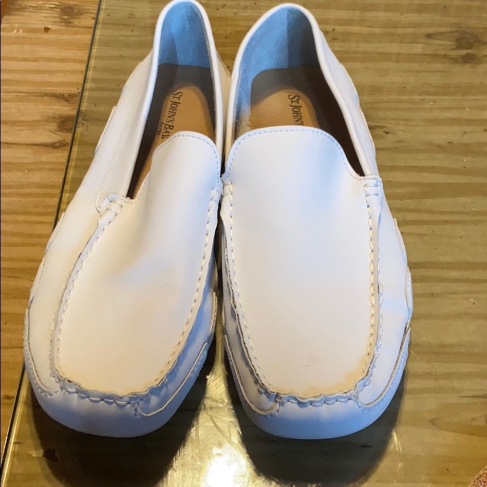 St. John’s Bay White Men’s Slide On Loafers